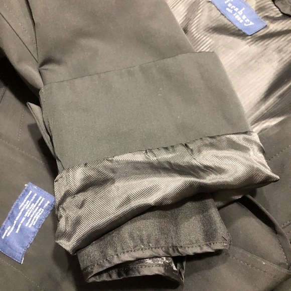 Turnbury Black Trench/Rain Coat Sz 42R - Picture 6 of 8